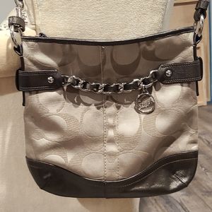 Brown coach bag